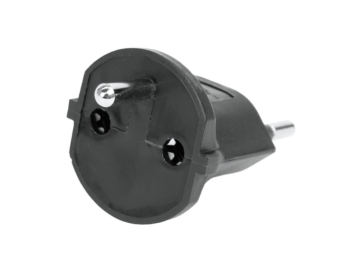 FIX Adapter Deutschland CEE7/7 - Schweiz T12 3-polig sw - A. Steffen AG