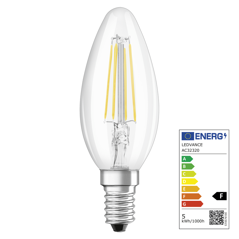 Osram LED Superstar Classic B E14 240V 4.8W 470lm CW