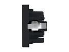 FLF Abdeckplatte Steckdose 1xT13 Gr.1 sw
