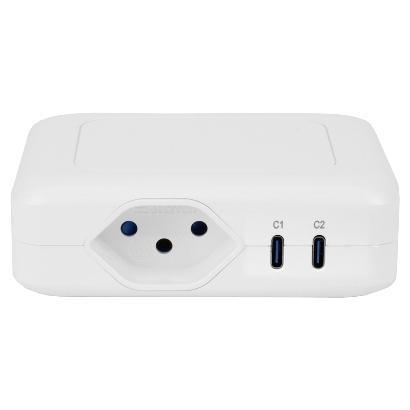 Ladestation IQ weiss 1xT13, PD C+C 65W 1.5m