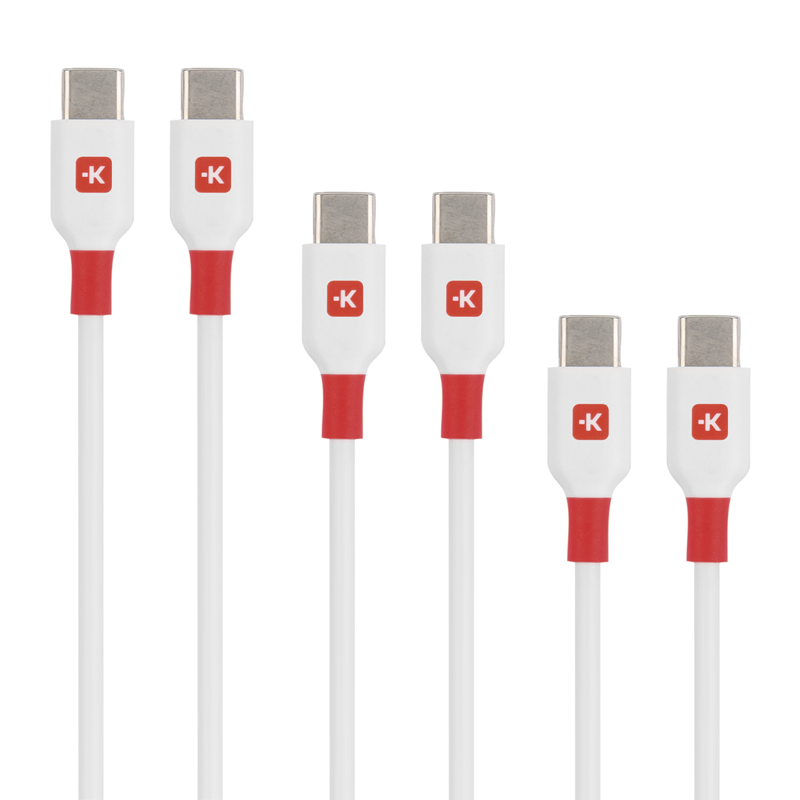 SKROSS Câble de charge USB-C 15cm/120cm/200cm max. 5V/3A bl