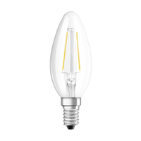 Osram LED Star Retrofit Classic B Filament E14 240V 2.5W 250lm WW