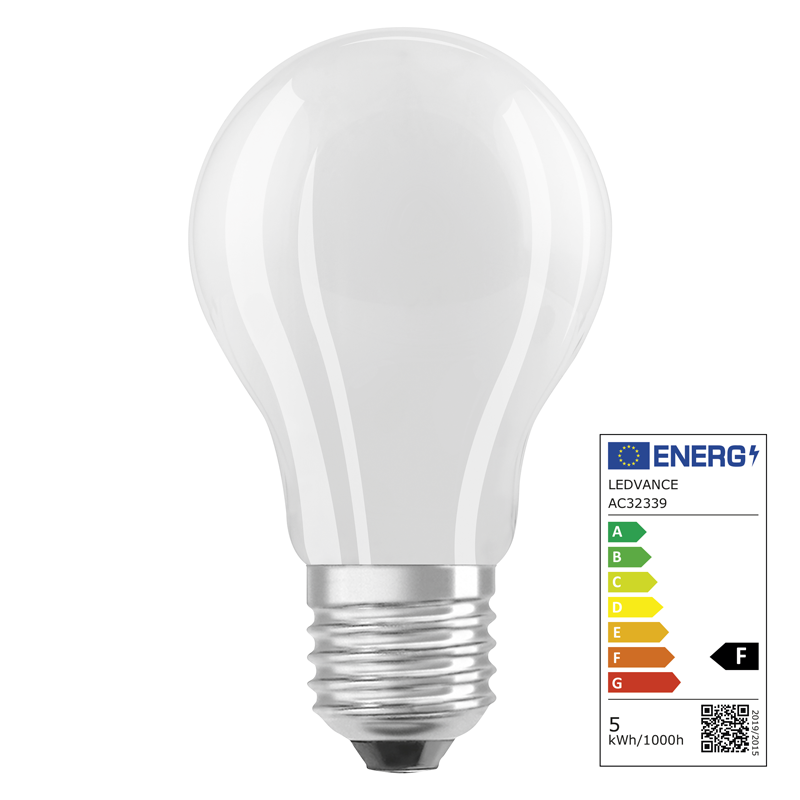 Osram LED Superstar Classic A E27 240V 4.8W 470lm WW