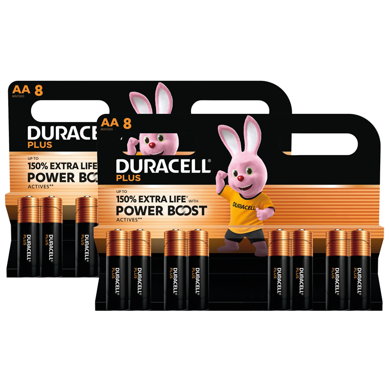 Duracell Plus 8+8 MN1500 AA/LR6