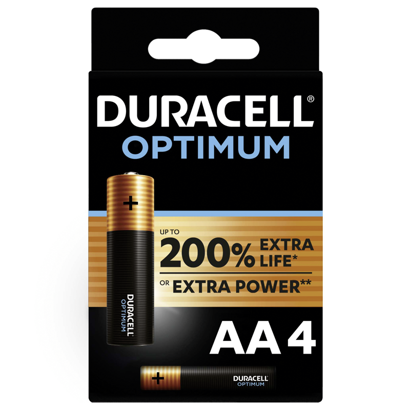 Duracell Optimum 1.5V MN1500 LR6 AA