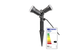 GardenLine Spot mit 2x LED-Lampe 5W (10W) 800Lm 4000K 3m