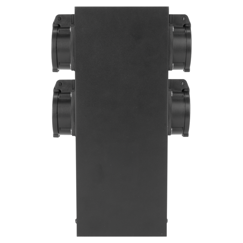 GardenLine Steckdosensäule 4xT13 IP55 mit Überstromschutzschalter