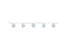 GardenLine LED Lampion-Lichterkette 10x0.06W LED warm weiss 5.5m