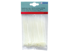 Fascette naturale 100mm x 2.5mm 100 pz.