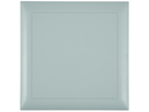 Plaque de recouvrement enfichable design Edizio gris 130x130mm