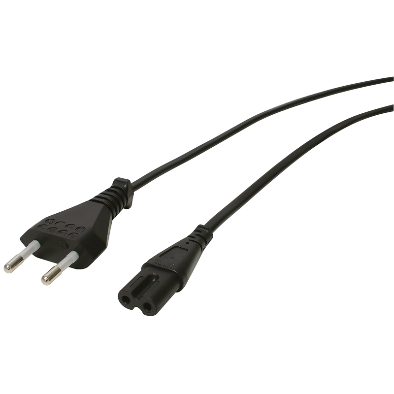 Apparatekabel Tdlf 2x0.75mm2 1.8m T26-C7 sw