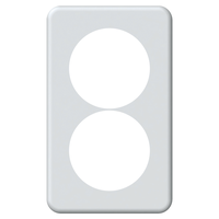 ORIGIN Telaio di copertura da inc. DOPPIO Ø 58mm bi