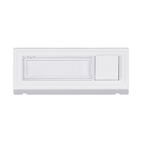 HEIDEMANN Klingeltaster mit Namensschild CLIPFIX (24V/1A) ws