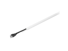 Single Kabelkanal 18x8mm 4 Stangen 1m selbstklebend weiss