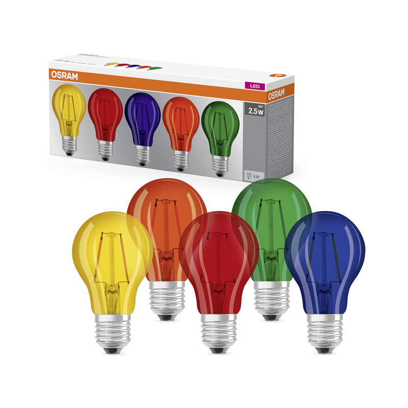 Osram Base Deco Classic A E27 240V 2.5W
