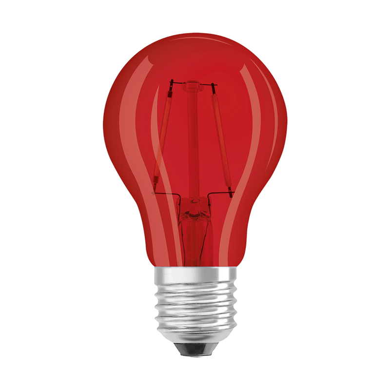 Osram Star Deco Classic A E27 240V 2.5W 45lm rouge