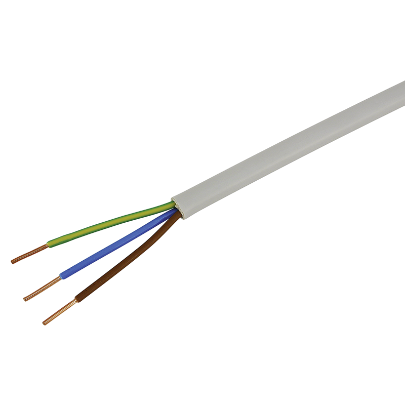TT Kabel 3x1.5mm² LNPE grau Ring 25m