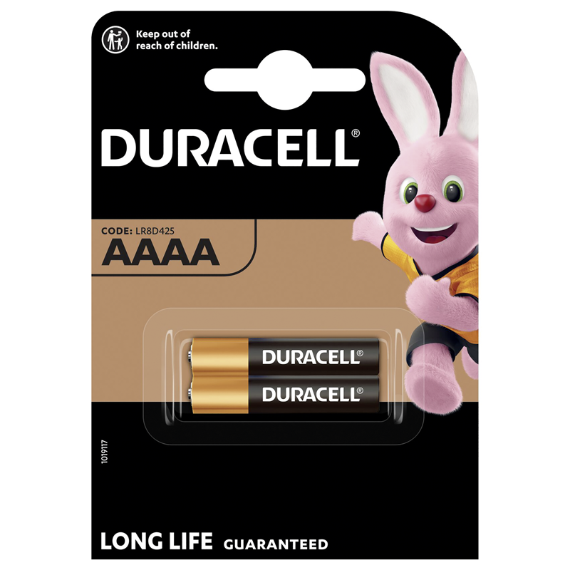 Duracell Ultra 1.5V, MX2500, AAAA, LR8 D425