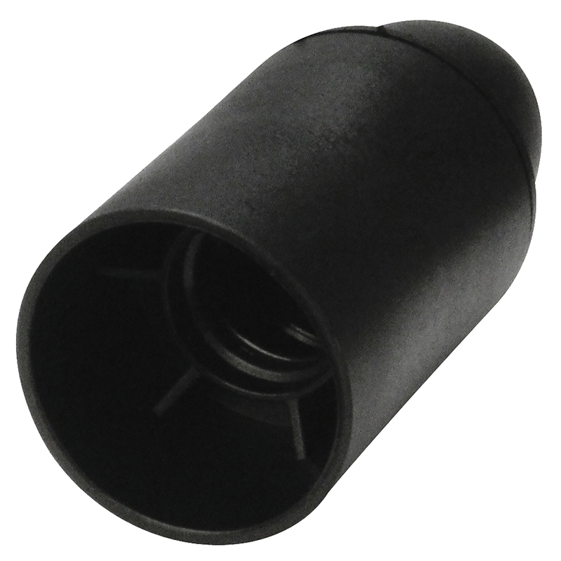 KST Fassung E27 schwarz glatt 2 Stk.