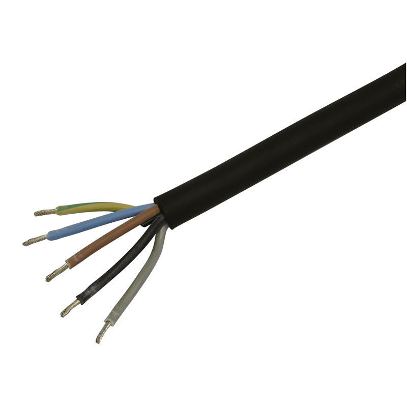 Gd Kabel 5x1.5mm² schwarz Ring 10m