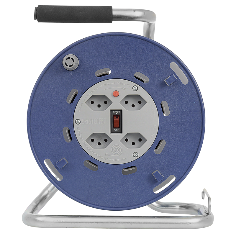 Kunststoff Kabelrolle LOOP 4xT13 Td 3x1.5mm2 50m bl/gr