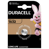 Duracell Electronics 3V CR1632 Lithium B1