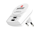 SKROSS Ladeadapter 2xUSB-A max. 5V/2.4A ws