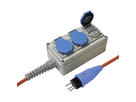 Steckdosenleiste NASS 3xT13 PUR 3x1.5mm2 5m IP20 gr/bl