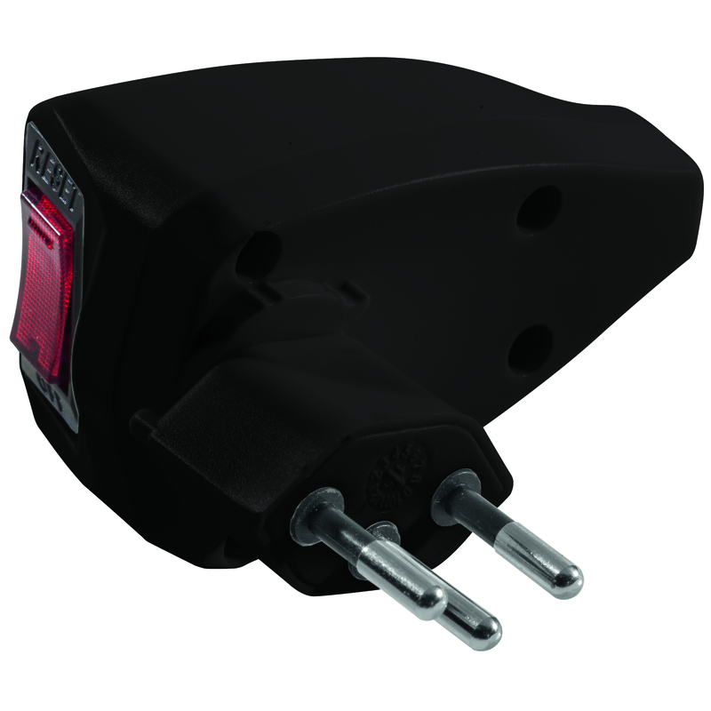 Spina RESET T12 con Breaker Switch nero