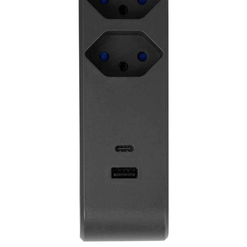 Steckdosenleiste IQ PRO 3xT13 + 1xUSB-A 18W + 1xUSB-C PD 20W 3m ant