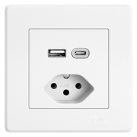EDIZIO.liv Petite combinaison à enc. USB-A+C/1xT13 bl