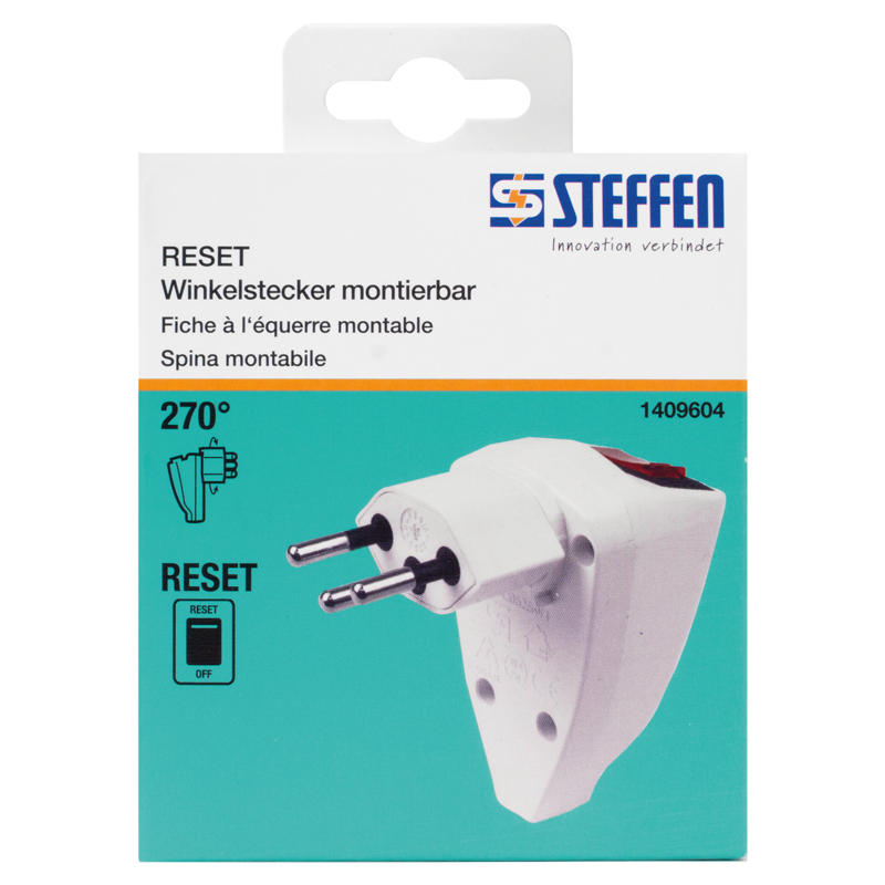 Spina RESET T12 con Breaker Switch blanc