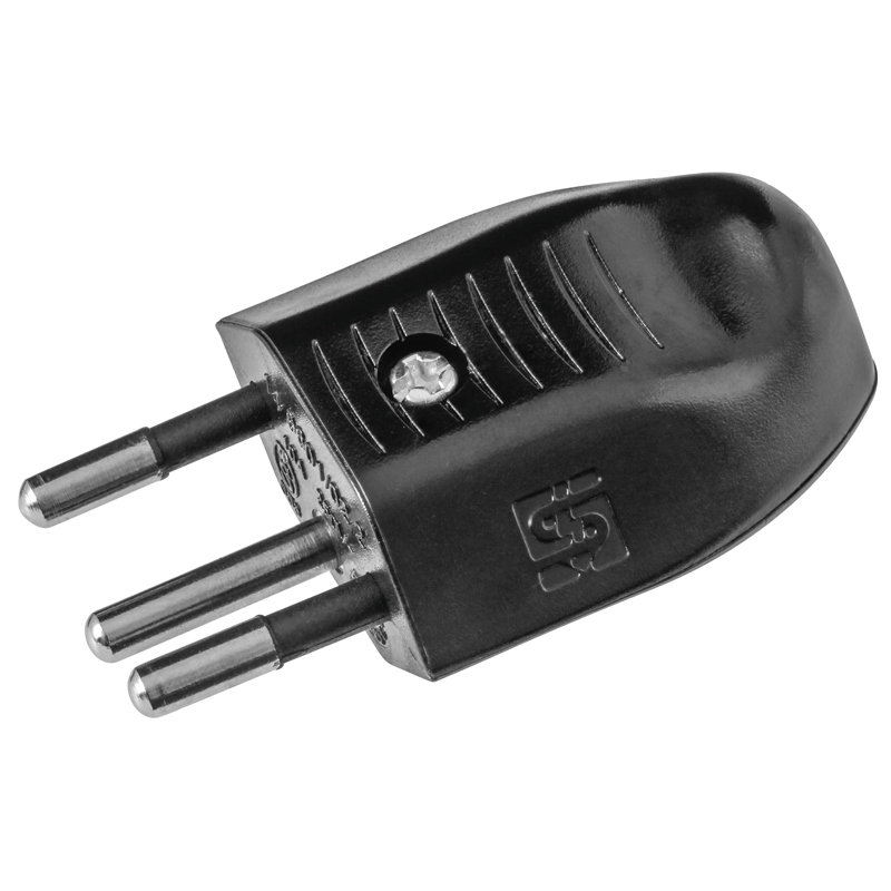 Stecker T12 schwarz 2 Stk.