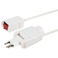 Cavo a risparmio energetico MOUSE Td 3x1mm2 2m T12-T13 con interr. a cordone bi