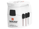 SKROSS Adapt. de voyage PRO Monde - Monde + 2xUSB-A 3 pôles max. 7A avec fusible