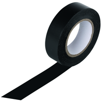 Nastro isolante nero L 15mm A 0.1mm L 10m