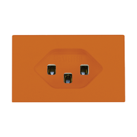 FLF Prise 1xT23 (16A/250V) avec bornes à fiche Gr.1 or