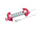 Steckdosenleiste STRONG 5xT13 Td 3x1.5mm2 8m mit Schalter + Kabelaufwickler ws