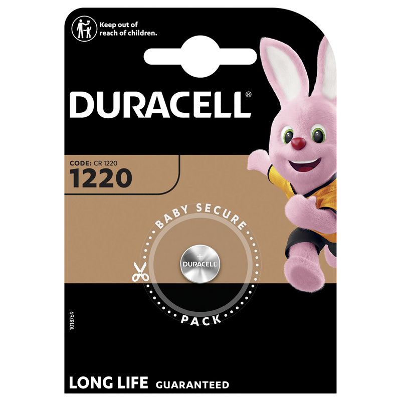 Duracell Electronics Pile litio 3.1V DL1220 CR1220 blister c