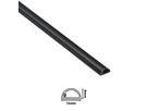 Goulotte de câblage semi-circulaire D-Line 16x8mm 2m noir