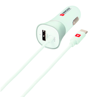 SKROSS Adaptateur de charge USB-A + câble USB-C max. 5V/5.4A bl