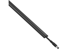 Goulotte de câblage semi-circulaire D-Line 16x8mm 2m noir