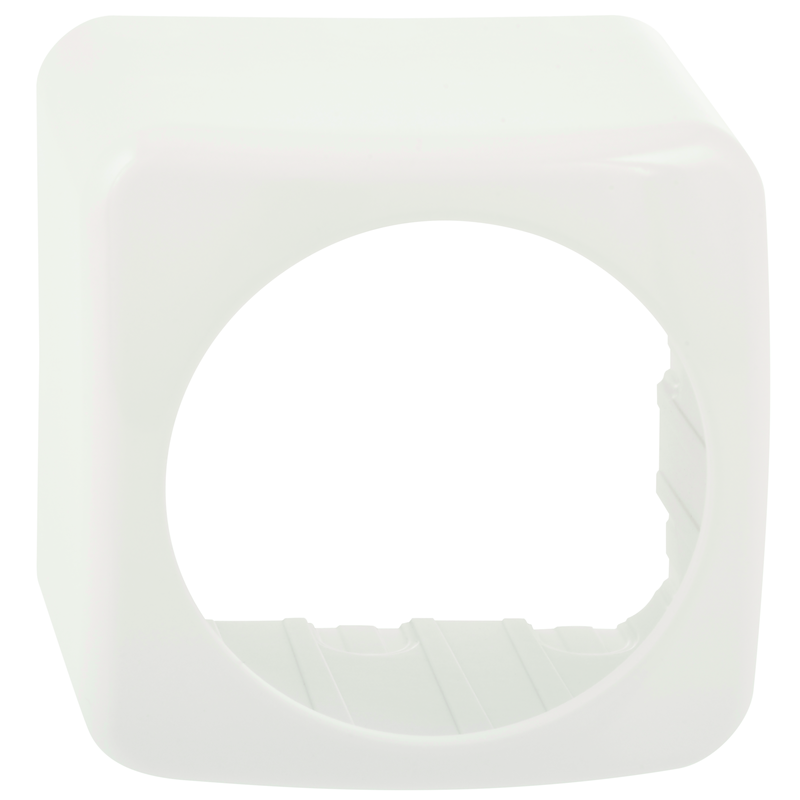 STANDARDdue Telaio di copertura app. Ø 58mm con telaio + staffa di fissaggio bi