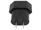 Reiseadapter Typ11 - USA 2-polig max. 10A sw