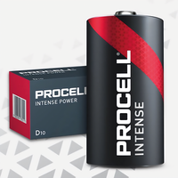 Procell Intense 1.5V, MN1300, LR20, D, paquet de 10 pcs.