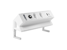 Tisch-Steckdosenleiste ALU DESK 2xT13 + 1xUSB-A + 1xUSB-C 15.5W 1.5m ws