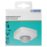 Détecteur de mouvement UFO IR 360° (max. 2000W / LED max. 1000W) IP20 bl