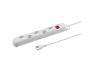 Presa multipla STRONG 5xT13 3m con interruttore e magneti bi