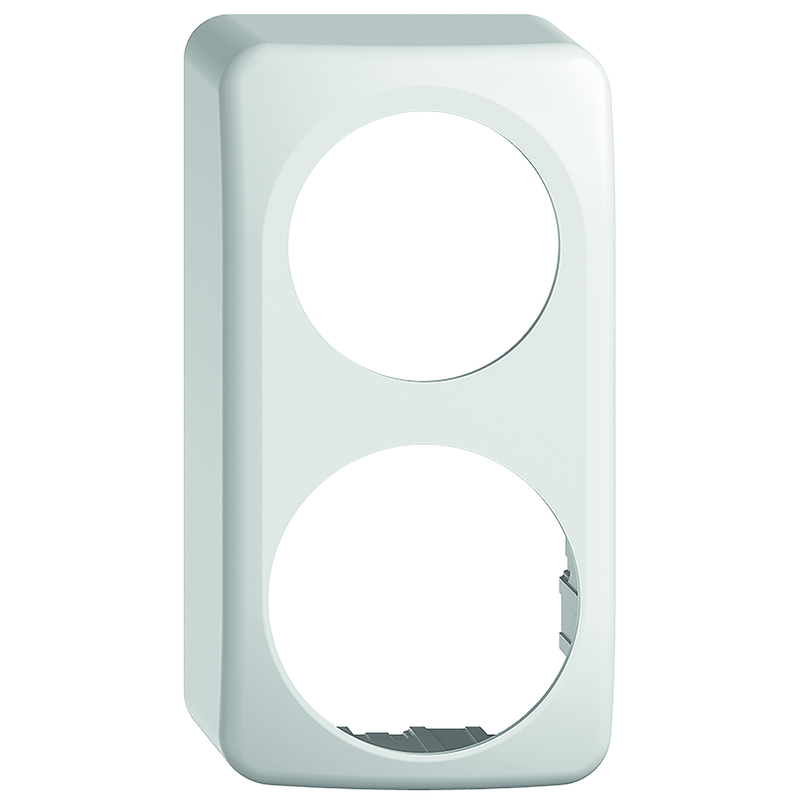 STANDARDdue Telaio di copertura app. DOPPIO Ø 50mm + Ø 58mm bi