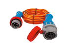 Rallonge électrique STEFFENFLEX EPR-PUR 5G2.5mm² 10m CEE16/5-CEE16/5 IP66 or